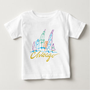 T-SHIRT POUR BÉBÉ CHICAGO-EMB