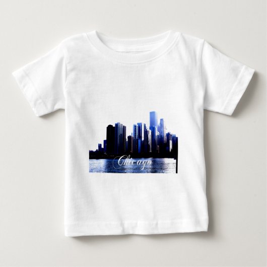 T-shirt Pour Bébé Chicago Illinois (Devant)