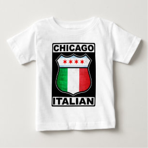T-shirt Pour Bébé Chicago Italien