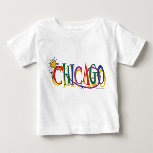 T-shirt Pour Bébé Chicago-With-SU—KIDS (Devant)