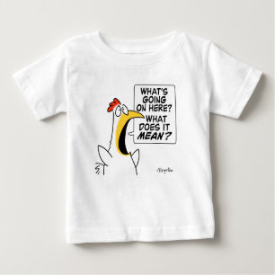 T-shirt Pour Bébé Chicken existentiel par Sandra Boynton