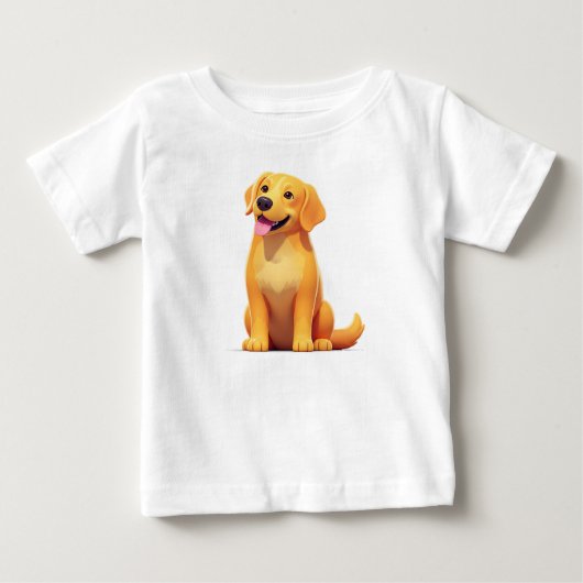 T-shirt Pour Bébé chien (Devant)
