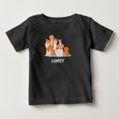 T-shirt Pour Bébé chien (Devant)