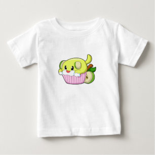 T-shirt Pour Bébé Chien avec gâteau