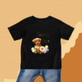 T-shirt Pour Bébé Chien brun mignon