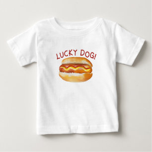 T-shirt Pour Bébé Chien Chaud Chien Chaud Anniversaire Thème