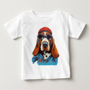 T-shirt Pour Bébé Chien cool