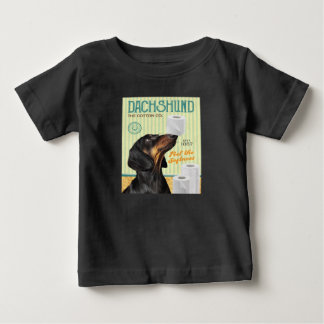 T-shirt Pour Bébé Chien Dachshund