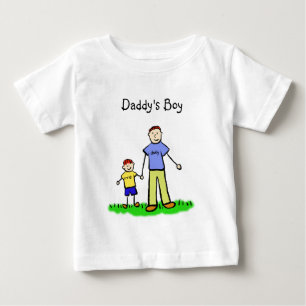 T-shirt Pour Bébé Chien de famille personnalisées de papa Chemise