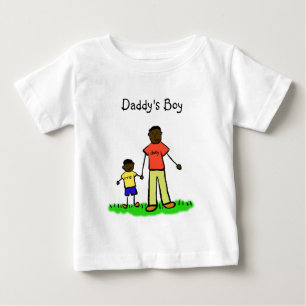 T-shirt Pour Bébé Chien de famille personnalisées de papa Chemise