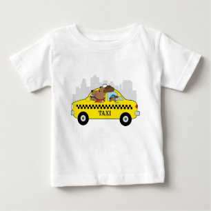 T-shirt Pour Bébé Chien de taxi de New York