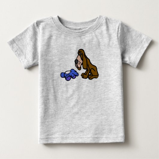 T-shirt Pour Bébé Chien droopy avec jouet (Devant)