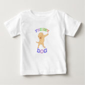 T-shirt Pour Bébé Chien mignon (Devant)