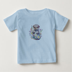 T-shirt Pour Bébé chien mignon