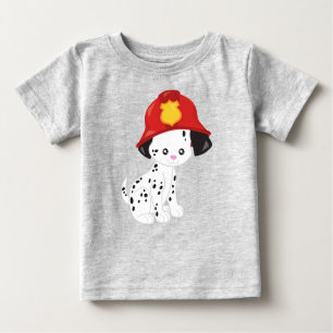 T-shirt Pour Bébé Chien pompier, Chien mignon, Chien chiot, Doggo, D