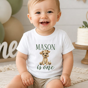T-shirt Pour Bébé Chien pour le premier anniversaire