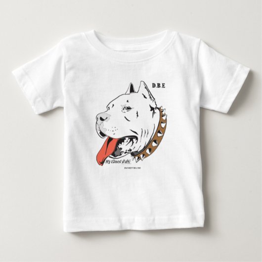 T-shirt Pour Bébé CHIEN T bby classique (Devant)