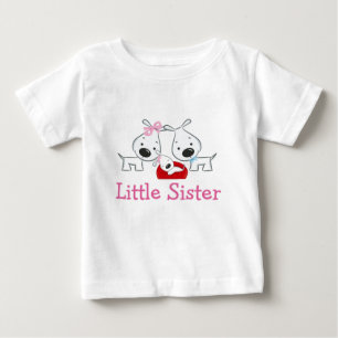 T-shirt Pour Bébé Chiens Petite Soeur