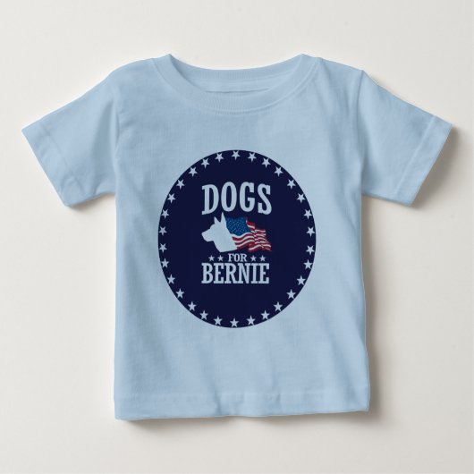 T-SHIRT POUR BÉBÉ CHIENS POUR DES PONCEUSES DE BERNIE (Devant)