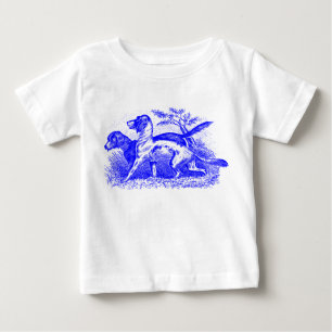 T-shirt Pour Bébé Chiens vintages