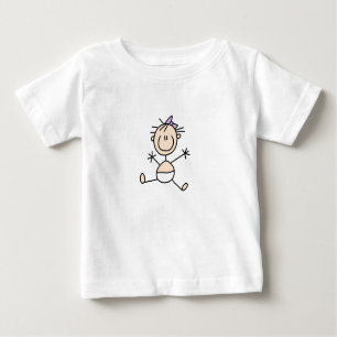 T-shirt Pour Bébé Chiffre chemise de bâton de famille de bébé