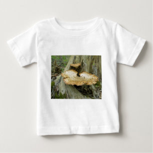 T-shirt Pour Bébé Chiffre de coordination Brown à rayures