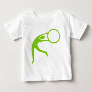 T-shirt Pour Bébé Chiffre de gymnastique rythmique - Martian Green