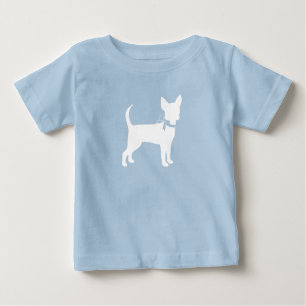 T-shirt Pour Bébé Chihuahua Chien Baby shower Blue Boy