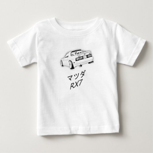 T-shirt Pour Bébé Childs RX7 (Devant)