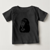 T-shirt Pour Bébé Chimpanzé Pop Art Thinking (Devant)