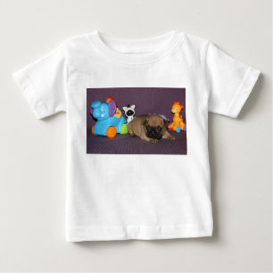 T-shirt Pour Bébé chiot bouledogue français