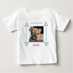 T-shirt Pour Bébé Chiot Bouledogue Français French Bulldog