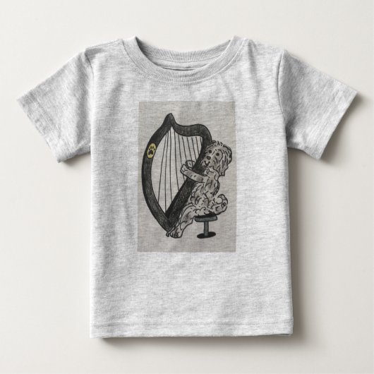 T-shirt Pour Bébé Chiot de harpe (Devant)