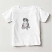 T-shirt Pour Bébé Chiot endormi (Devant)