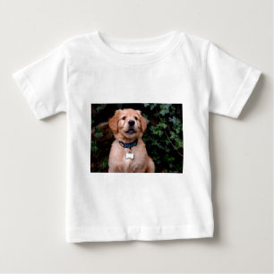 T-shirt Pour Bébé Chiot Golden Retriever