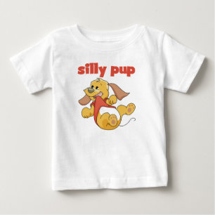 T-shirt Pour Bébé Chiot idiot