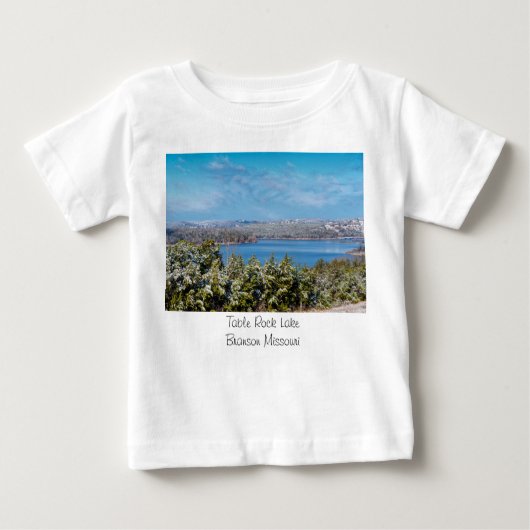 T-shirt Pour Bébé Chirurgie De Neige À Table Rock Lake (Devant)
