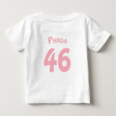 T-shirt Pour Bébé Chloe Uni (Dos)