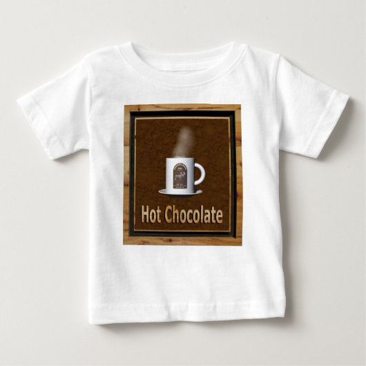 T-shirt Pour Bébé Chocolat chaud (Devant)