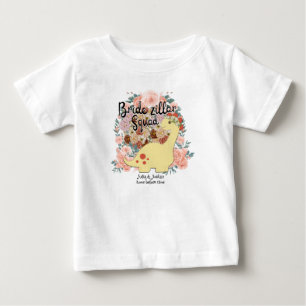 T-shirt Pour Bébé Chocolat de l'escouade mariage de Mikitiez dinosau