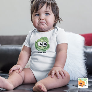 T-shirt Pour Bébé chou vegan bébé drôle tenue