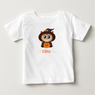 T-shirt Pour Bébé Chouette/Automne/Automne/Halloween/citrouille