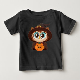 T-shirt Pour Bébé Chouette/Automne/Automne/Halloween/citrouille
