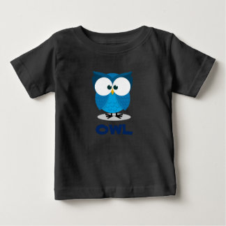 T-shirt Pour Bébé Chouette bleue pour enfants