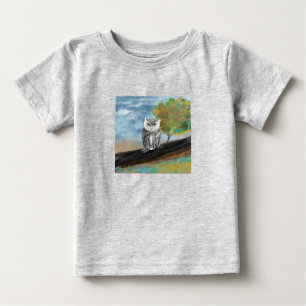 T-shirt Pour Bébé Chouette saisonnière Imprimer bébé