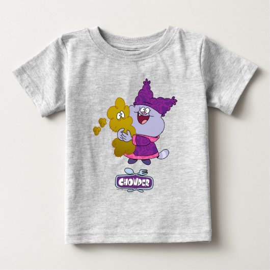 T-shirt Pour Bébé Chowder et Kimchi (Devant)