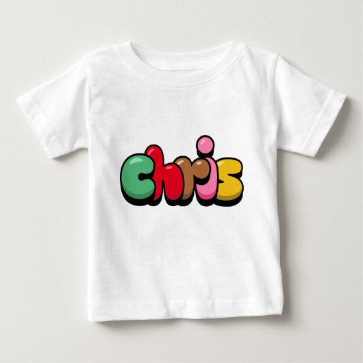 T-shirt Pour Bébé Chris (Devant)