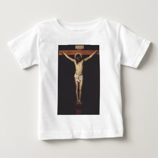 T-shirt Pour Bébé Christ crucifié par Diego Velazquez (Devant)