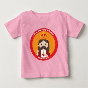 T-shirt Pour Bébé Christ le Roi