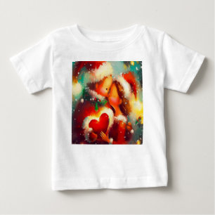 T-shirt Pour Bébé Christmas Love 3